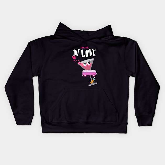 Drunk In Love Kids Hoodie by Make a Plan Store